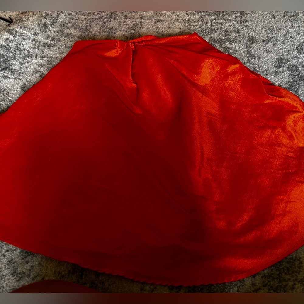 BOYKO by Anthropology Gigi Dress Orange Floral Skirt Size: XS (originally $298) - Picture 6 of 10